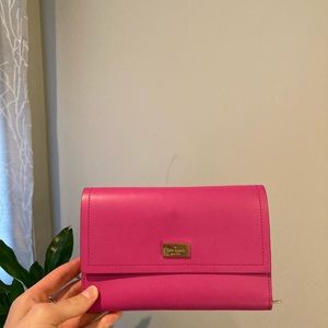Kate Spade pink clutch